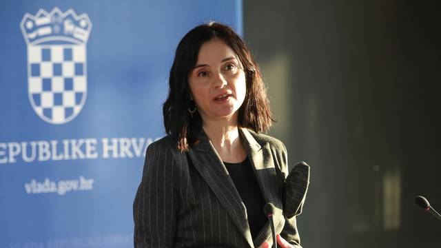 Zagreb: Ministrica Marija Vučković dala je izjavu nakon sjednice Vlade
