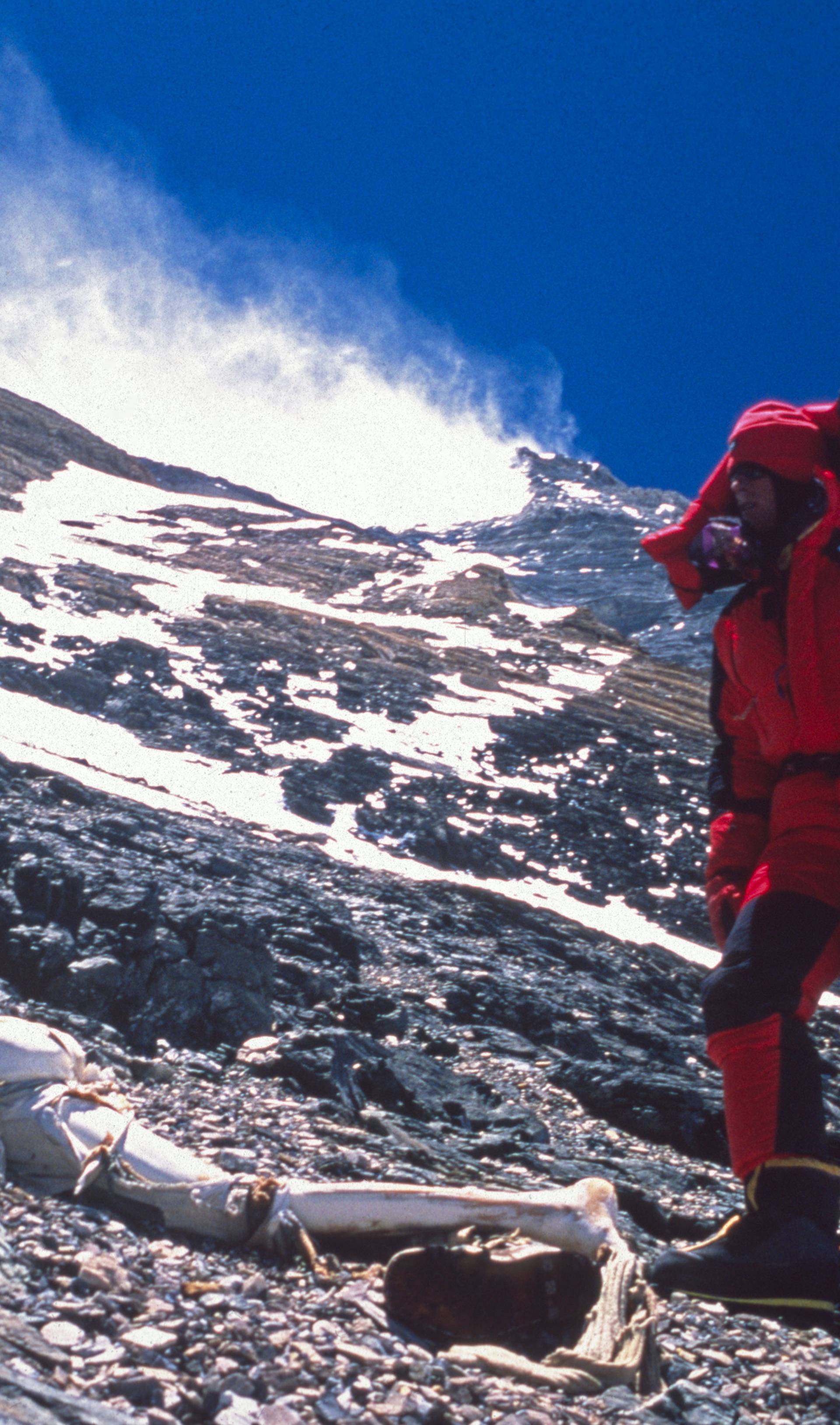 George Leigh Mallory remains as discovered on May 1 1999