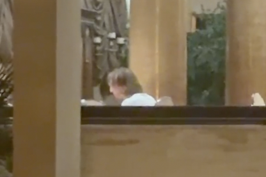 Luka Modri&cacute; na ve&ccaron;eri