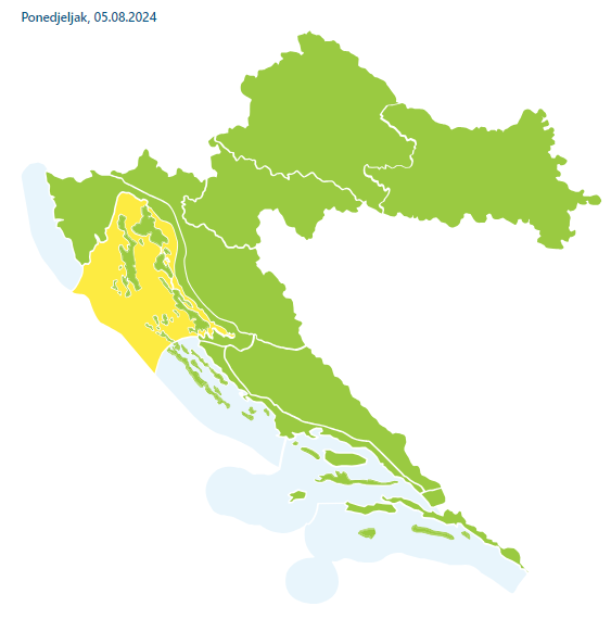 Vrijeme danas: Nestabilno i vruće, ali bez oluje na Oluju