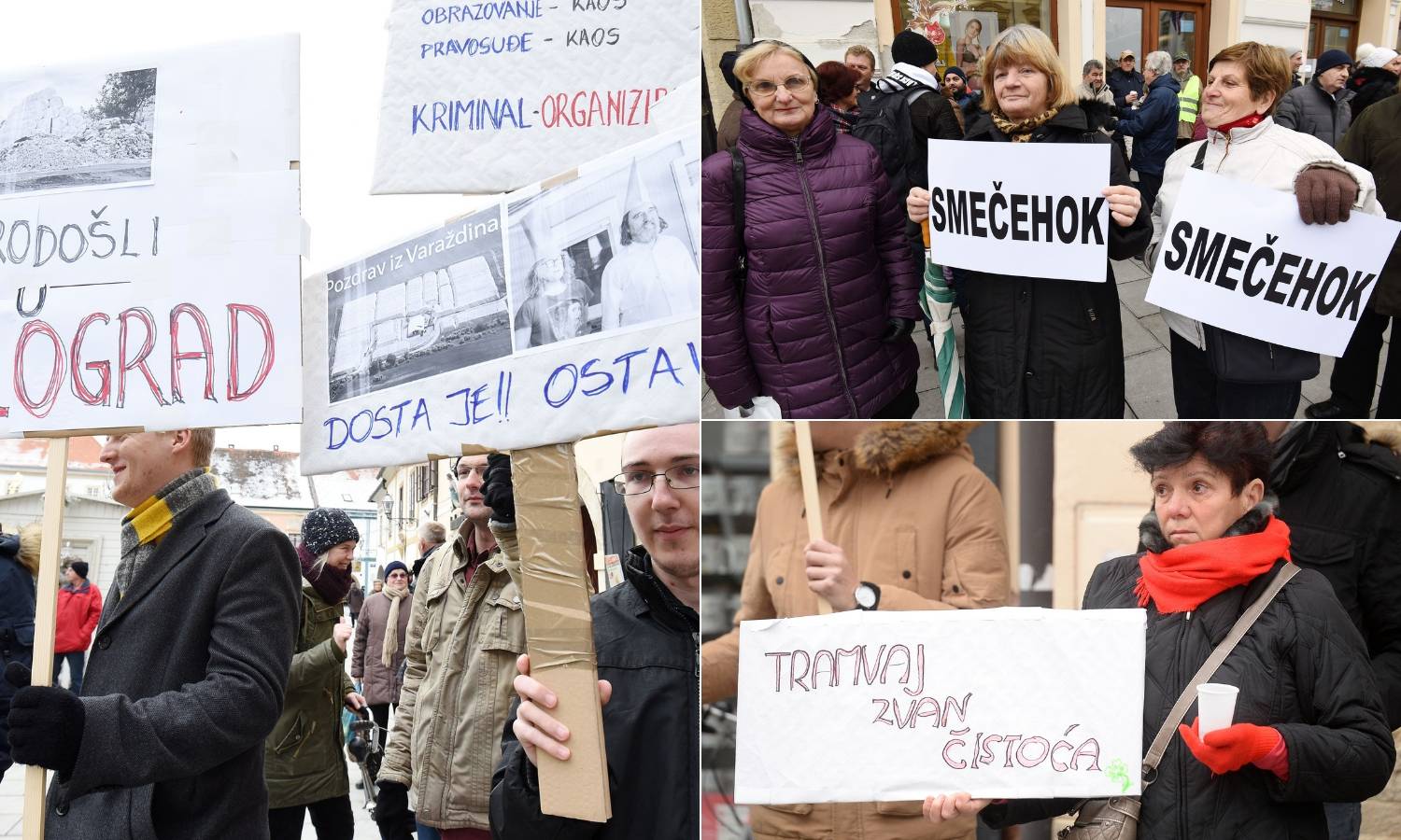 Varaždinci izašli na ulice zbog poskupljenja odvožnje otpada