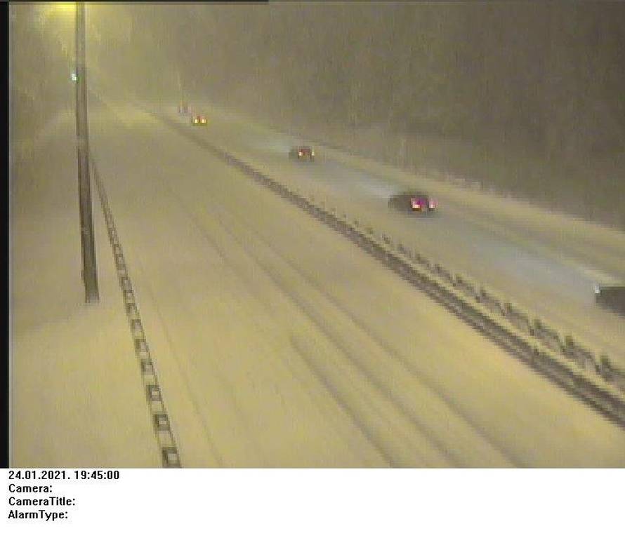 'Ralica je prošla prije 10 minuta, već se stvorio snježni pokrivač'