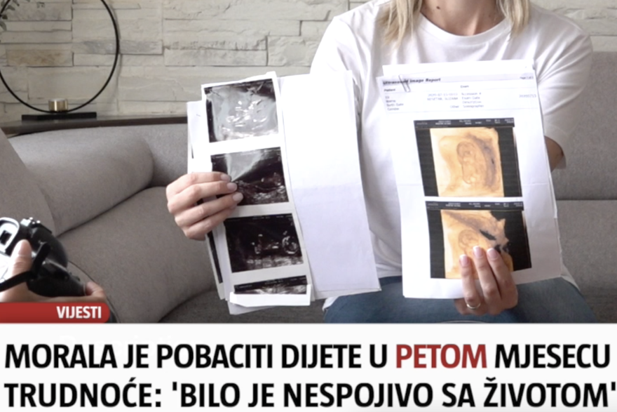 [TOP 3 VIJESTI DANA] Suzana iz Zagreba morala je pobaciti dijete u petom mjesecu trudnoće: 'Stanje je bilo nespojivo sa životom'