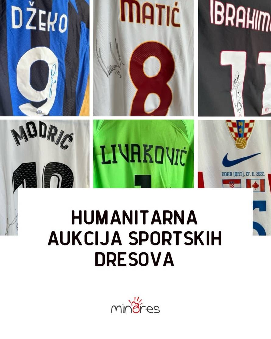 Modrićev, Livajin, Gvardiolov, Ibrahimovićev... Kupite dres i pomozite radu humanitaraca