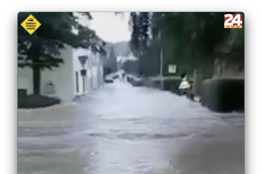 Snimke katastrofalne poplave na zapadu Njemačke