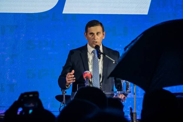 Split: Predstavljanje Tomislava Šute, kandidata HDZ-a za gradonačelnika grada Splita