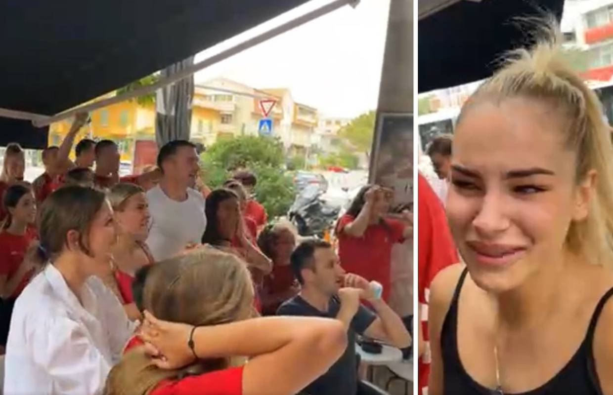 Euforija i suze radosnice: Ovako su kolege Matee Jelić proslavile povijesno hrvatsko zlato!