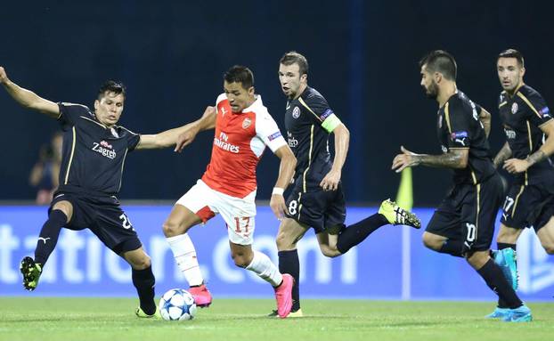 Zagreb: UEFA Liga prvaka, skupina F, 1. kolo, GNK Dinamo - Arsenal FC