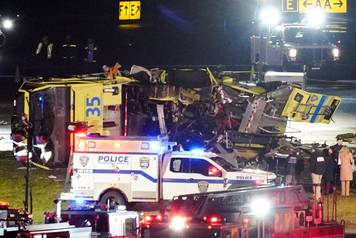 Air Canada Express jet collides with a ground vehicle at LaGuardia airport