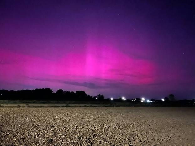 FOTOGALERIJA Spektakularni prizori Aurore borealis koja se vidjela iz svih dijelova  Hrvatske