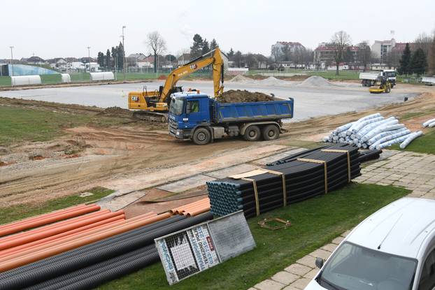 24SATA Bjelovar: Radovi na izgradnji atletskog stadiona