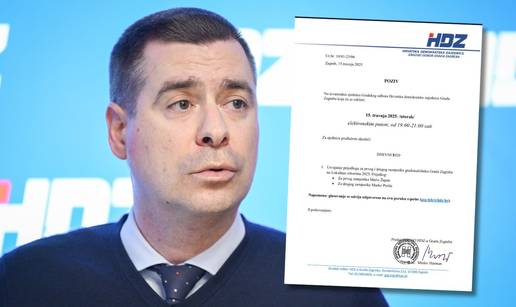 Šok u HDZ-u Zagreb: Emailom u roku od dva sata moraju glasati za zamjenike Mislava Hermana