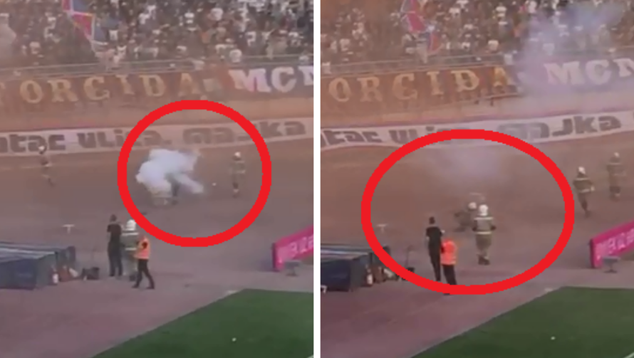 Pogledajte trenutak u kojem je vatrogasac teško ozlijeđen