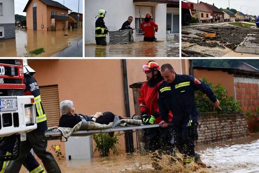 Katastrofa u Požegi: Vatrogasci izvlačili nepokretnu staricu iz poplavljene kuće, ljudi su očajni