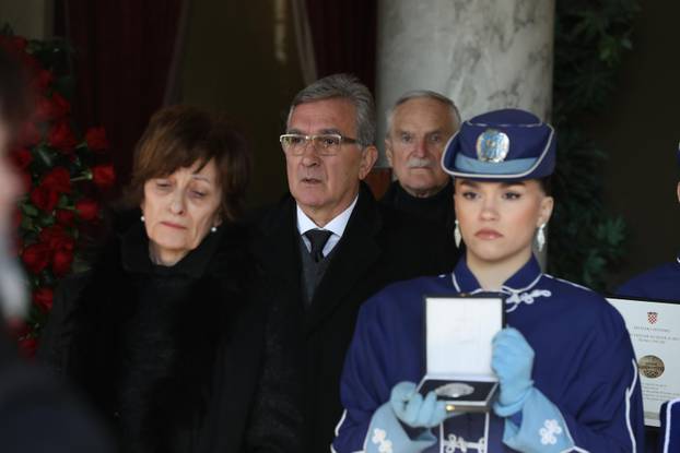 Zagreb: Odavanje počasti Miroslavu Ćiri Blaževiću na Mirogoju