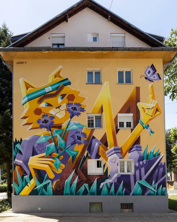 FOTO Grad pretvoren u galeriju: Pogledajte predivne murale na kućama i zgradama u Čačku