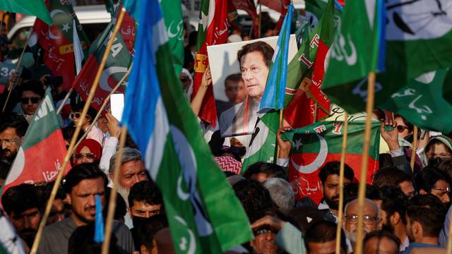 Protest demanding free and fair results of the general elections in Karachi