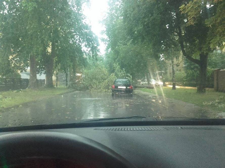 Nevrijeme rušilo stabla, nosilo krovove, kiša poplavila ulice