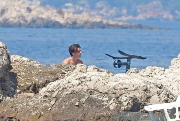 ARHIVA - 2023. David Beckham uživa u moru kod Lopuda