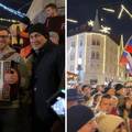 VIDEO Harmonika&scaron;i zasvirali u Ljubljani, stigao je i Jan&scaron;a: 'Ljubljana je opet slovenska...'