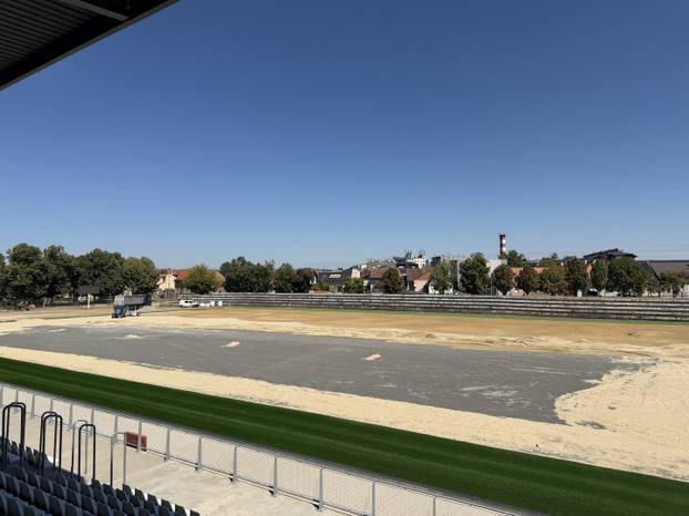 FOTO Nova slavonska ljepotica. Evo kako napreduju radovi na stadionu kultnog kluba uz Savu