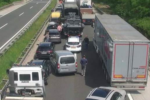FOTO Sudar na A1, a pogledajte tulipane za volanom koji misle da je hitni koridor tu za njih!