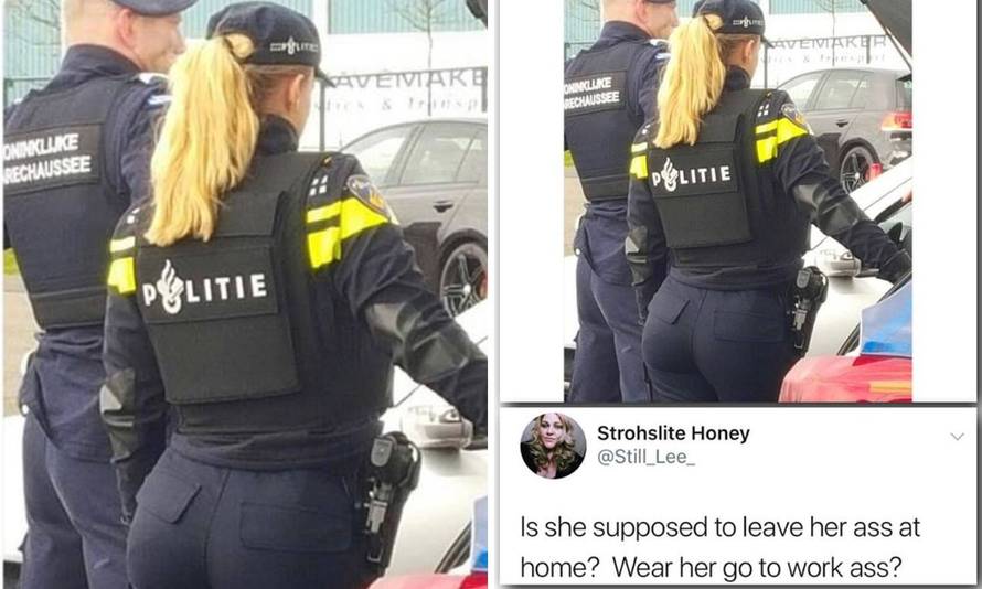 Fotka policajke izazvala kaos: 'Što je trebala, ostaviti gu*icu doma i ponijeti onu za posao?!'
