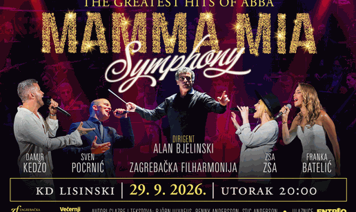 Ve&ccaron;er trapezica, platformi i disko groznice - Mamma Mia Symphony sti&zcaron;e u Zagreb