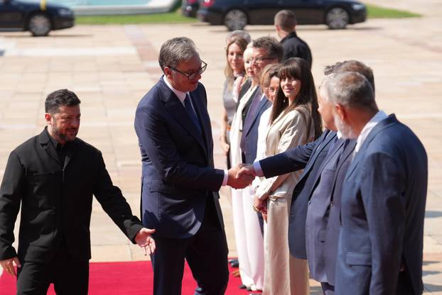 Ukrajinski predsjednik Volodimir Zelenski stigao je u prvi posjet Srbiji od po&ccaron;etka ruske invazije na Ukrajinu