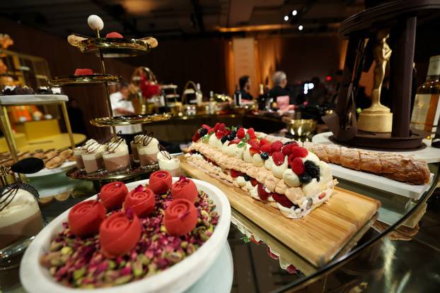 Media preview of food, beverages and decor for Governors Ball, ahead of 98th Oscars, in Los Angeles