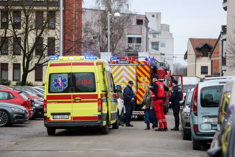 Zagreb: Požar u Ulici Hrvoja Macanovića, tri osobe ozlijeđene