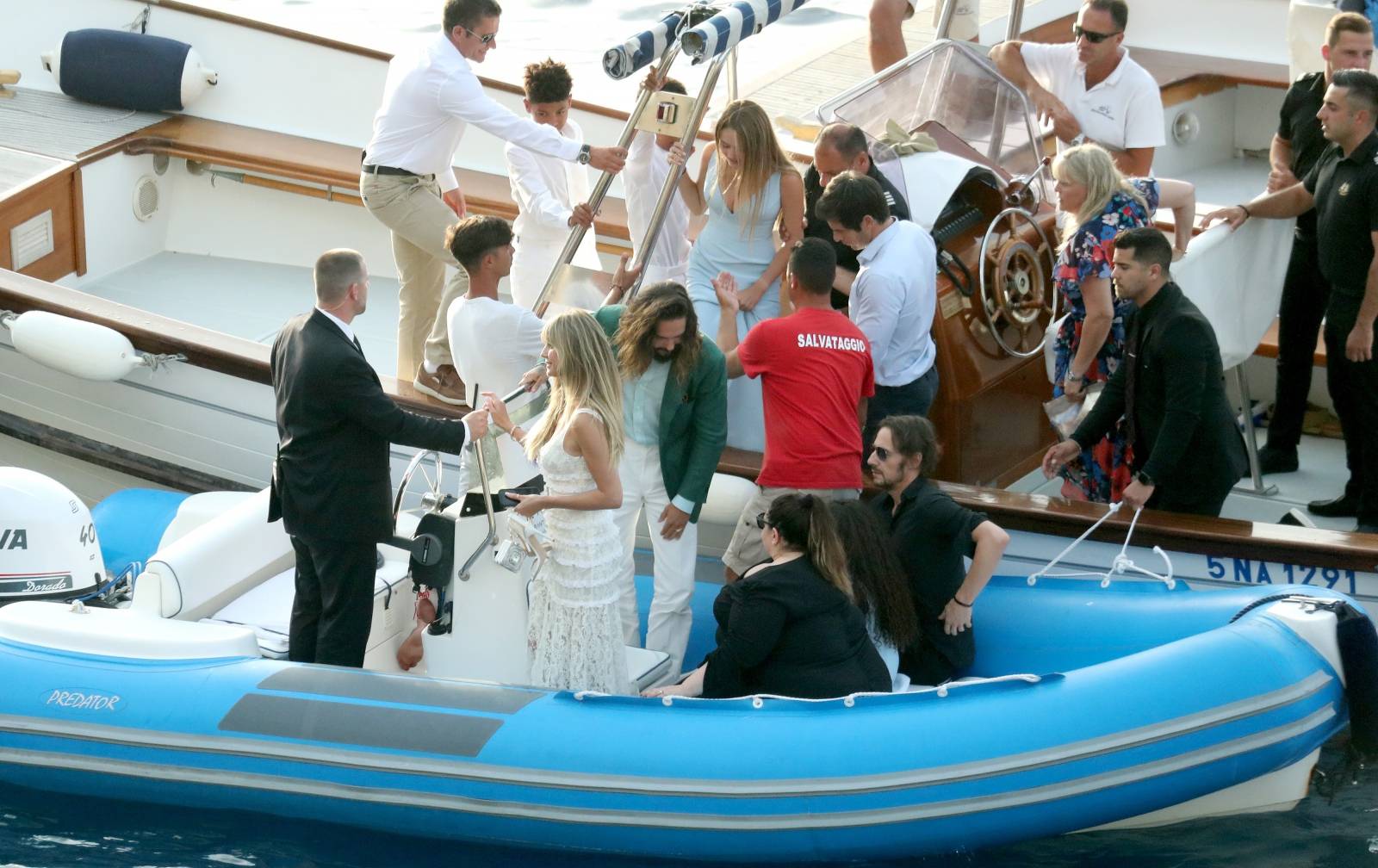 Capri: Heidi Klum i Tom Kaulitz dolaze na zabavu prije sutraÅ¡njeg vjenÄanja