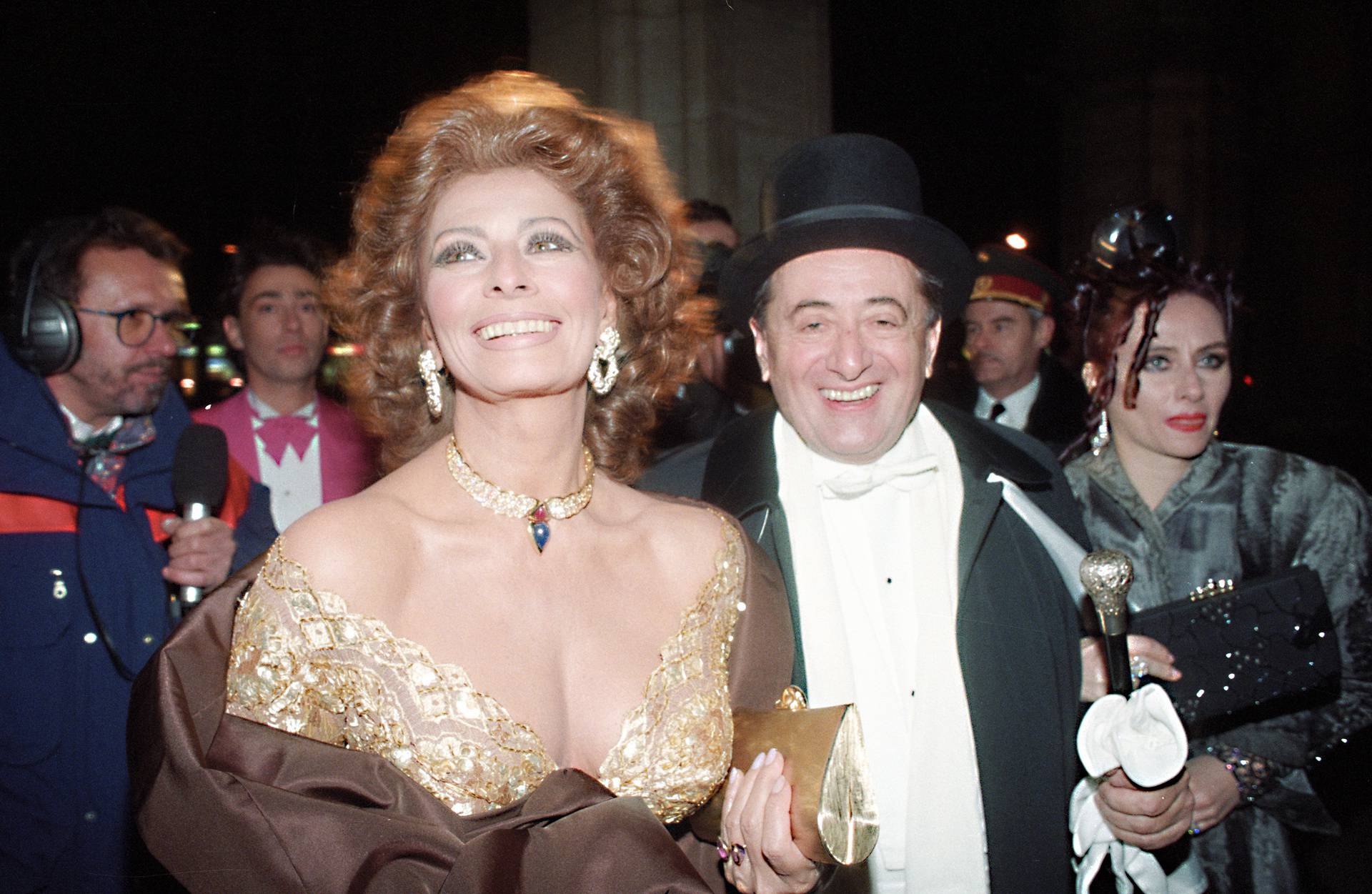 Viennese Opera Ball 1995 - Sophia Loren and Richard Lugner