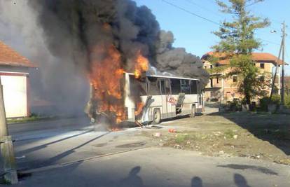 Izgorio Čazmatransov bus, nema ozlijeđenih putnika 