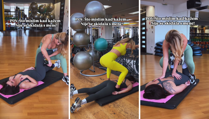 Kakav prizor! Žanamari nakon treninga u Renatinim rukama: 'Ma, nije se skidala s mene...'