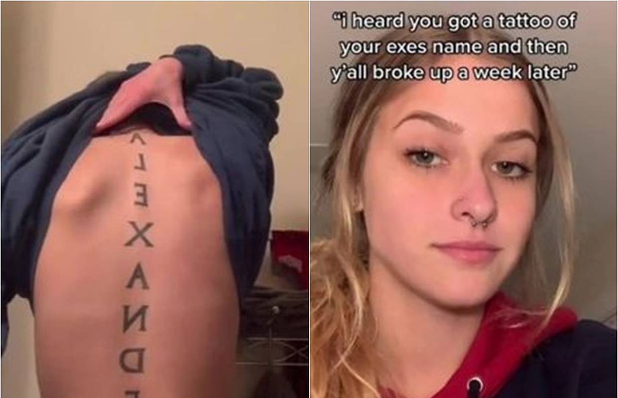 VIDEO Bila je ludo zaljubljena pa tetovirala ime dečka, prekinuli nakon tjedan dana