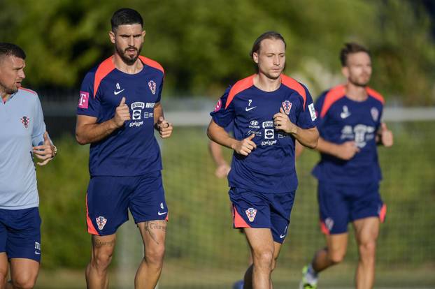 Zagreb: Trening hrvatske nogometne reprezentacije