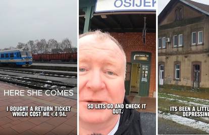 Poznati britanski bloger vozio se vlakom od Osijeka do Erduta: 'Ovo je najsporija ruta u EU'