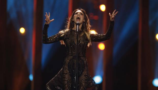 Croatiaâ??s Franka performs â??Crazyâ?? during the Semi-Final 1 for Eurovision Song Contest 2018 in Lisbon