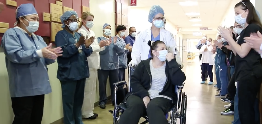 Majka petero djece pobijedila koronu: Pljeskali joj na odlasku