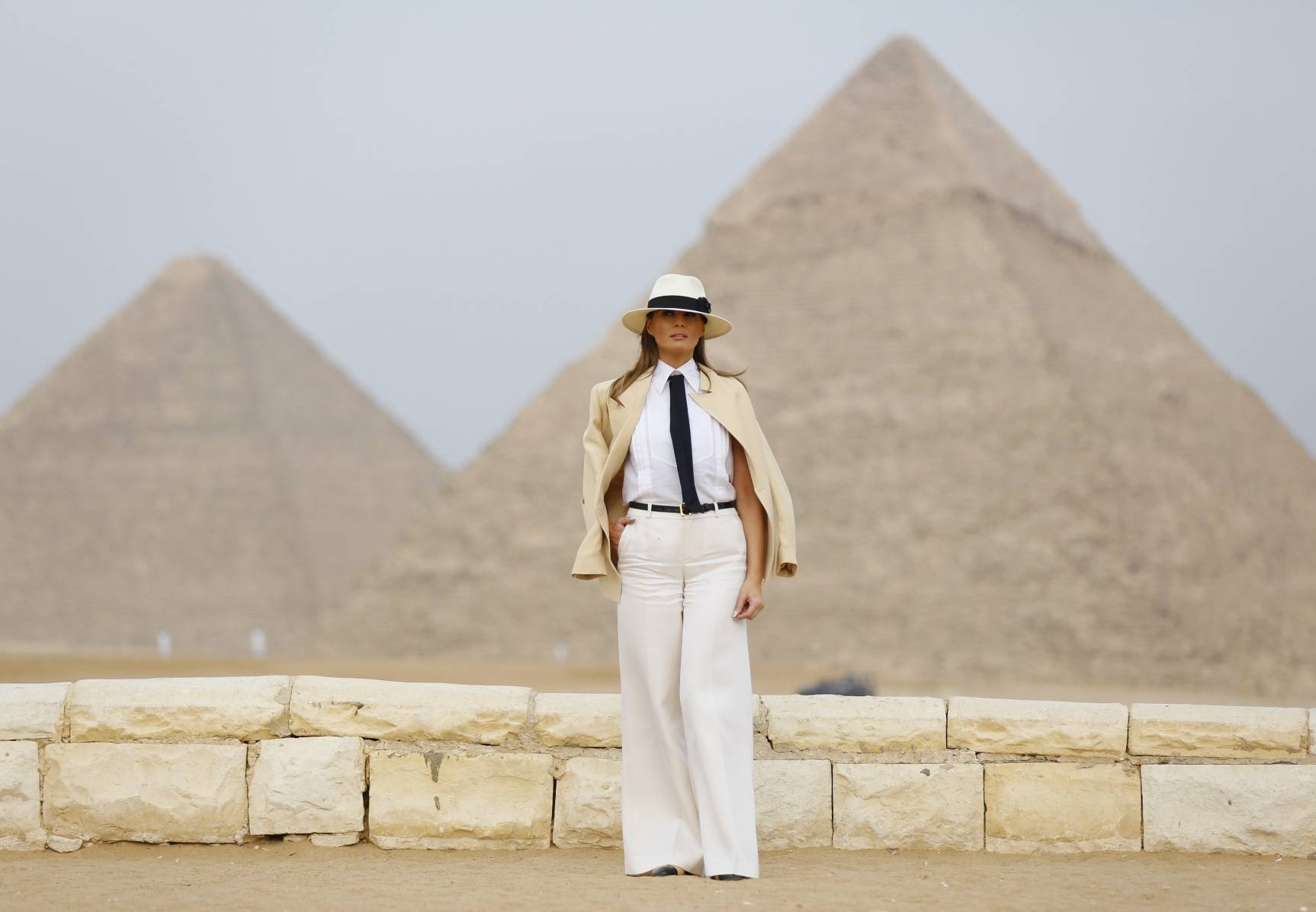 First Lady Trump visits Egypt