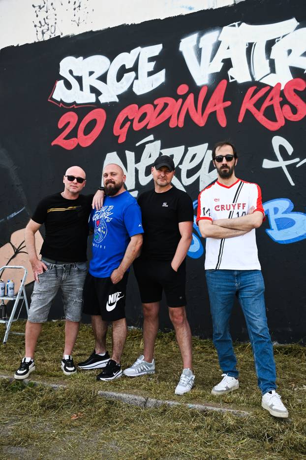 24sata Zagreb: Crtanje murala "Srce vatreno"  