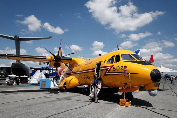 55th Paris Air Show at Le Bourget Airport near Paris