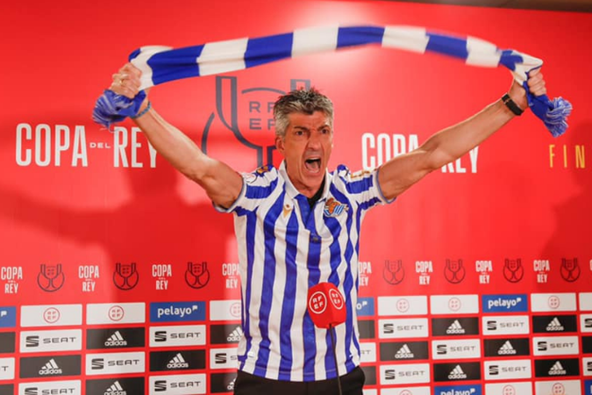 VIDEO Trener Real Sociedada je postao navijač i priredio šou