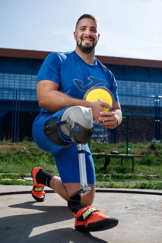Zagreb: Ivan Katanušić, paraolimpijac i bacač diska