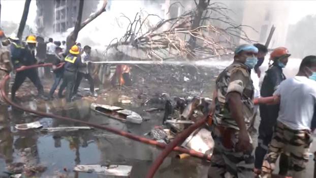 Air India plane with 242 on board crashes at India's Ahmedabad airport