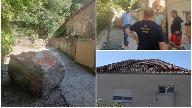 Šteta od potresa u BiH koji se osjetio i u Dalmaciji: 'Stijena nam se urušila u dvorište kuće'