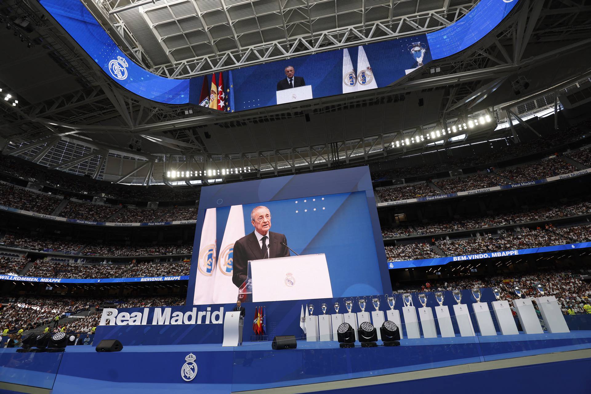 Real Madrid unveil Kylian Mbappe