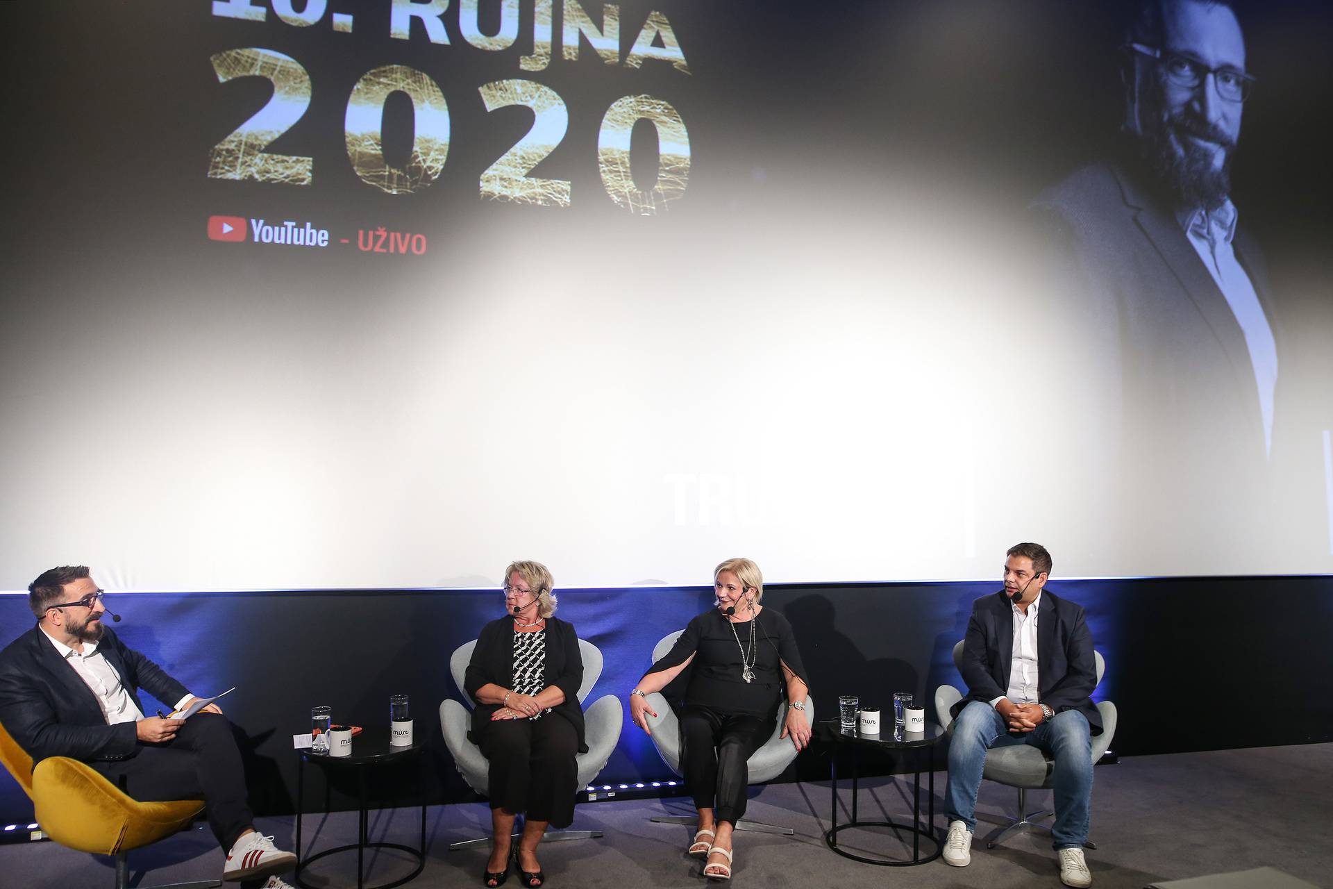 Zagre: Panel na konferenciji Poduzetnički mindset koji je moderirao Boris Trupčević