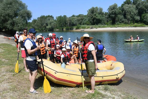 Rafting Hrvatskom Amazonom - Drava 2025. od legradskog ušća Mure u Dravu do Ješkova